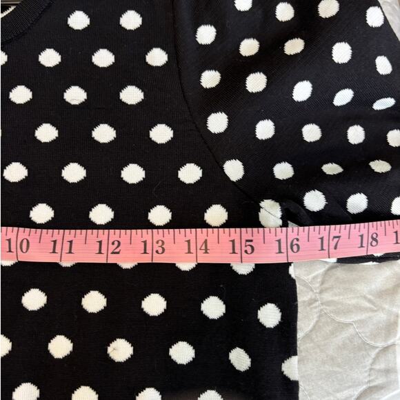 Philosophy Polka Dot Sweater, Size Medium Short Sleeve - Picture 6 of 7